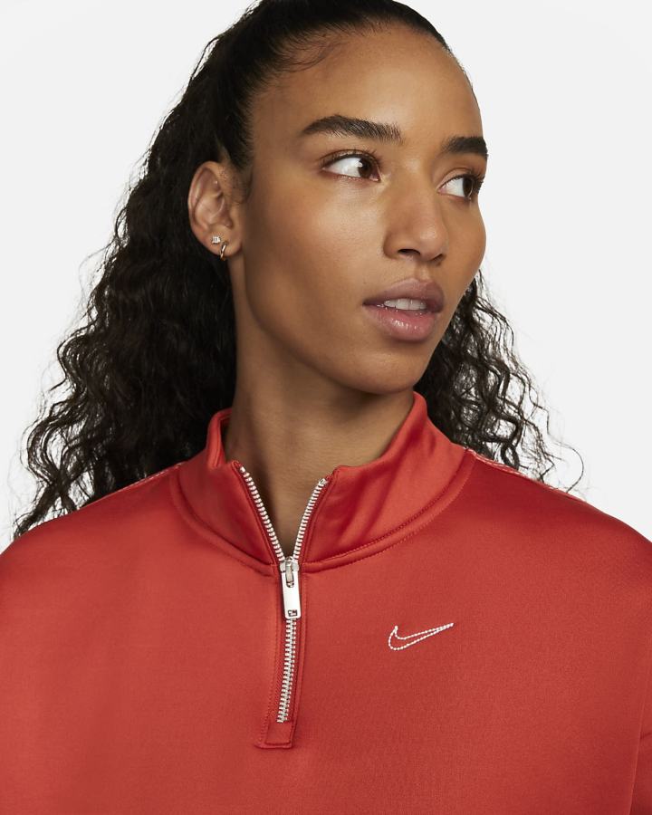 Nike Therma-FIT 1/2-Zip Training Top Ženske Pulover Platine | HR-42108XOBV