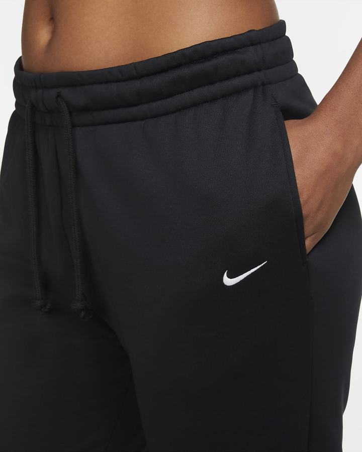 Nike Therma-FIT All Time Training Ženske Hlače Crne Bijele | HR-91632IQPH