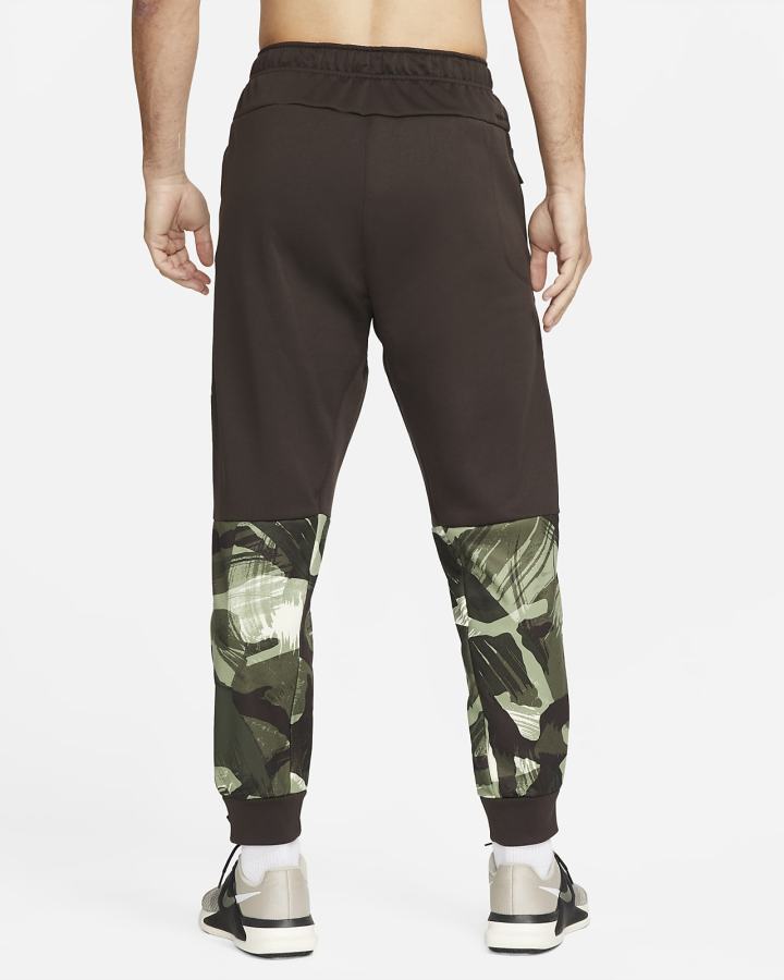 Nike Therma-FIT Camo Tapered Training Muške Hlače Smeđe | HR-71589WXVH