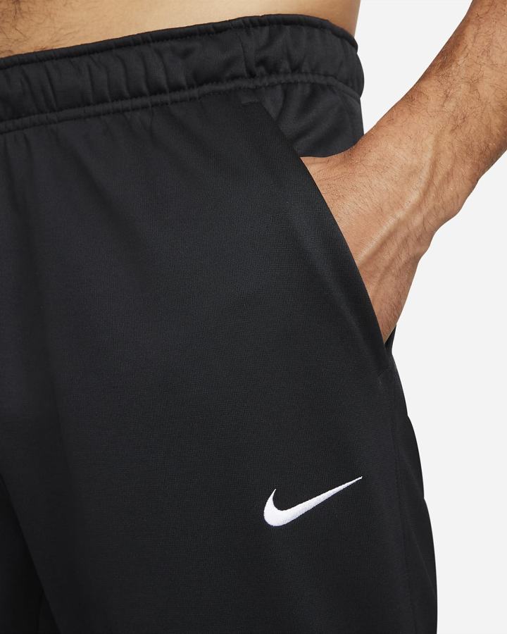 Nike Therma-FIT Fitness Muške Hlače Crne Bijele | HR-32471EHCZ