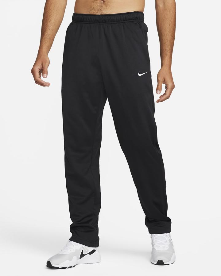 Nike Therma-FIT Fitness Muške Hlače Crne Bijele | HR-32471EHCZ