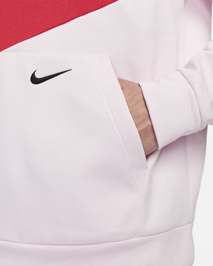 Nike Therma-FIT Fitness Muške Majica S Kapuljačom Roze Crvene Crne | HR-68104PWGR