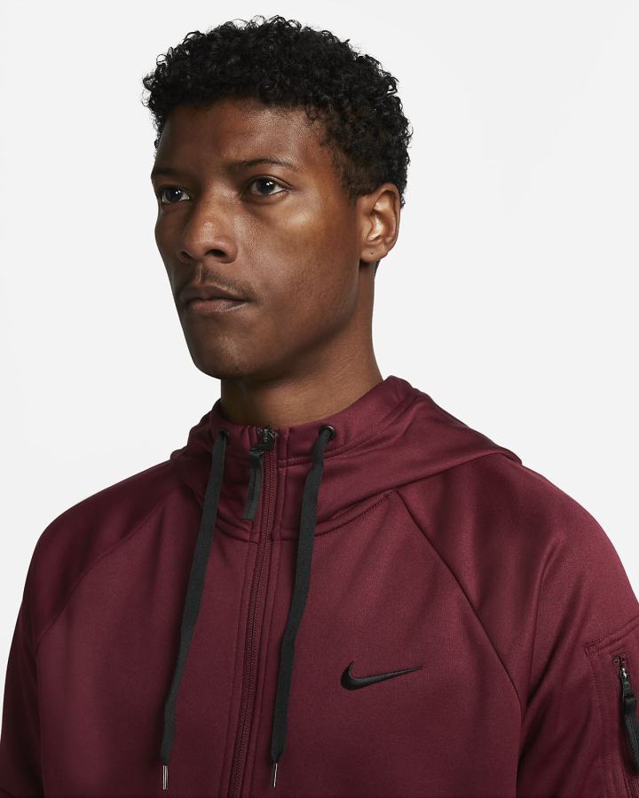 Nike Therma-FIT Full-Zip Fitness Muške Majica S Kapuljačom Crne | HR-13274AQBU