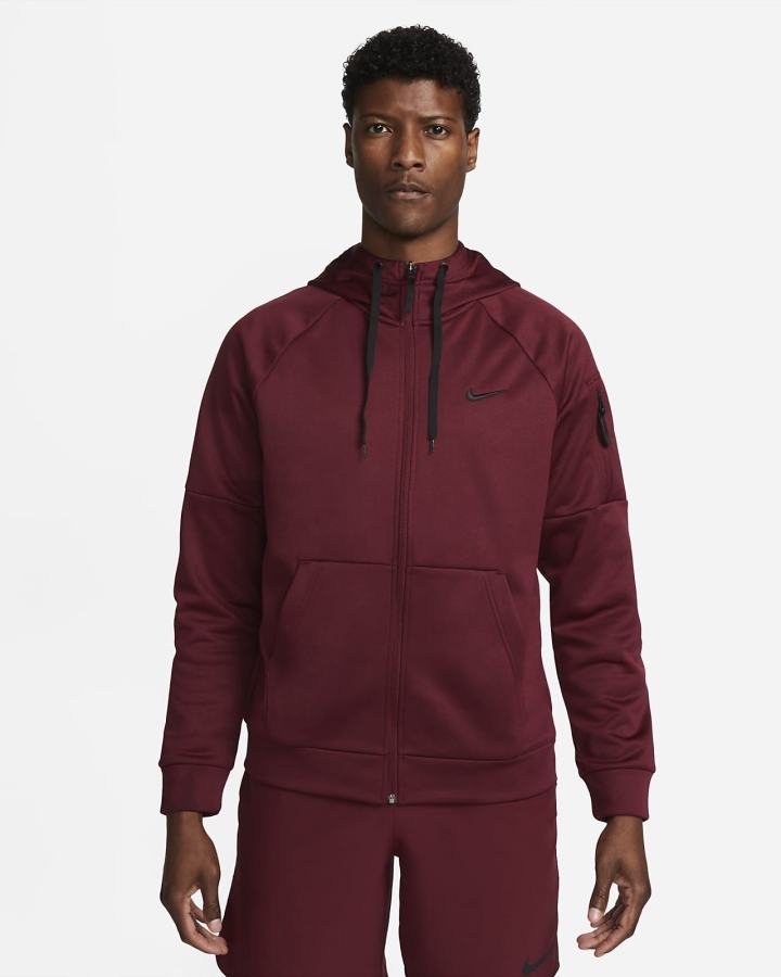 Nike Therma-FIT Full-Zip Fitness Muške Majica S Kapuljačom Crne | HR-13274AQBU