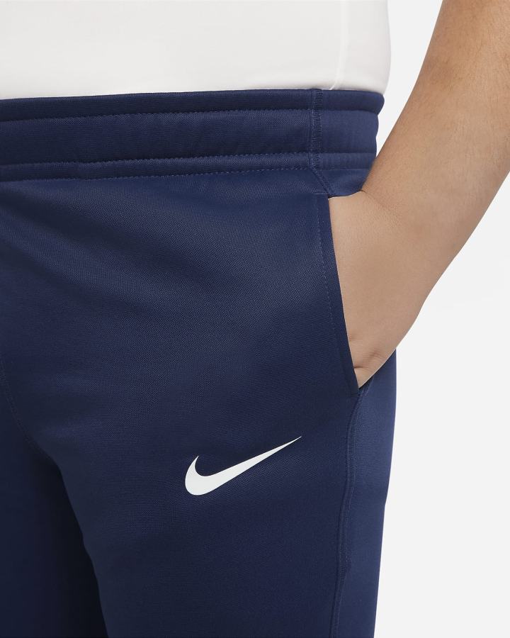 Nike Therma-FIT Kids Open-Hem Training (Extended Size) Za Dječake Hlače Tamnoplave Bijele | HR-35794WJCS