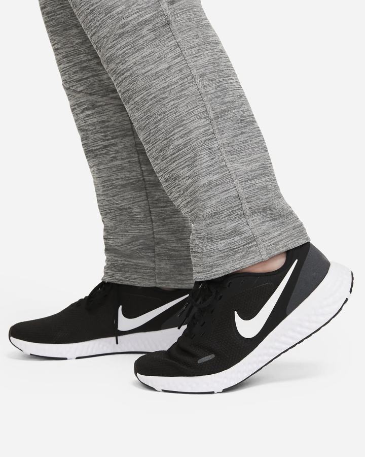 Nike Therma-FIT Kids Open-Hem Training (Extended Size) Za Dječake Hlače Sive Crne | HR-92531VOBW