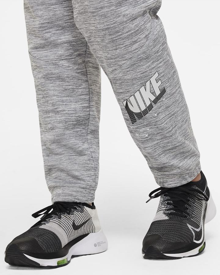 Nike Therma-FIT Kids Tapered Training Za Dječake Hlače Tamno Sive Svijetlo Sive | HR-17850KBNQ