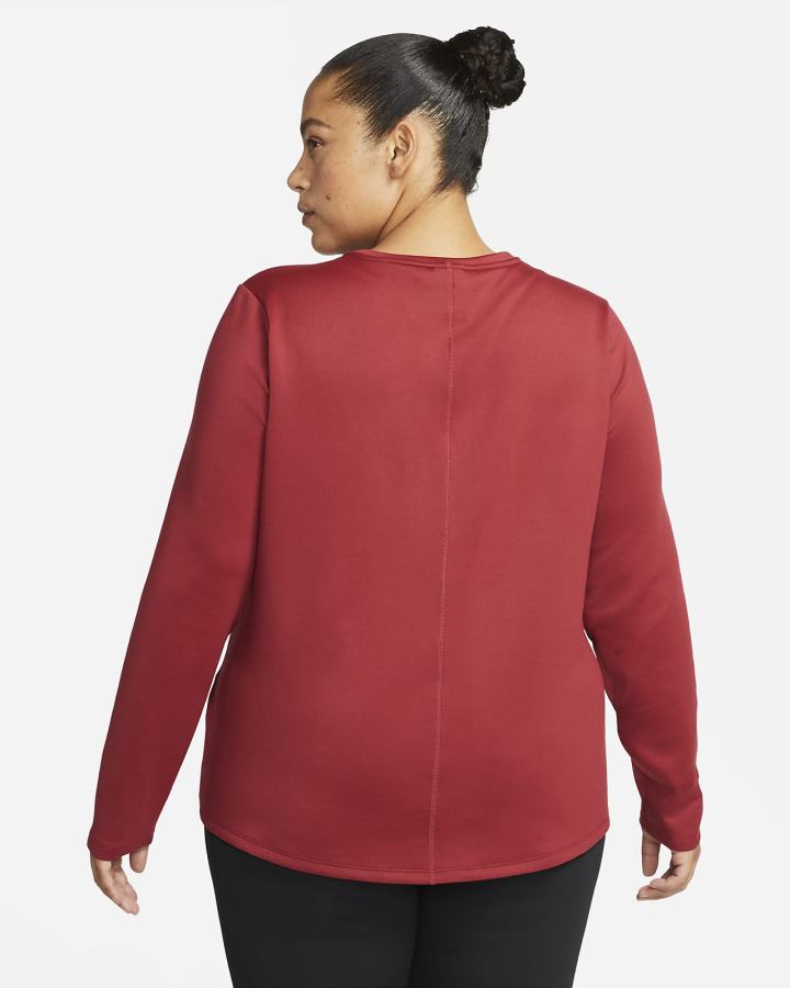 Nike Therma-FIT One Long-Sleeve Top Ženske Košulje Bordo Crne | HR-09257UOAW