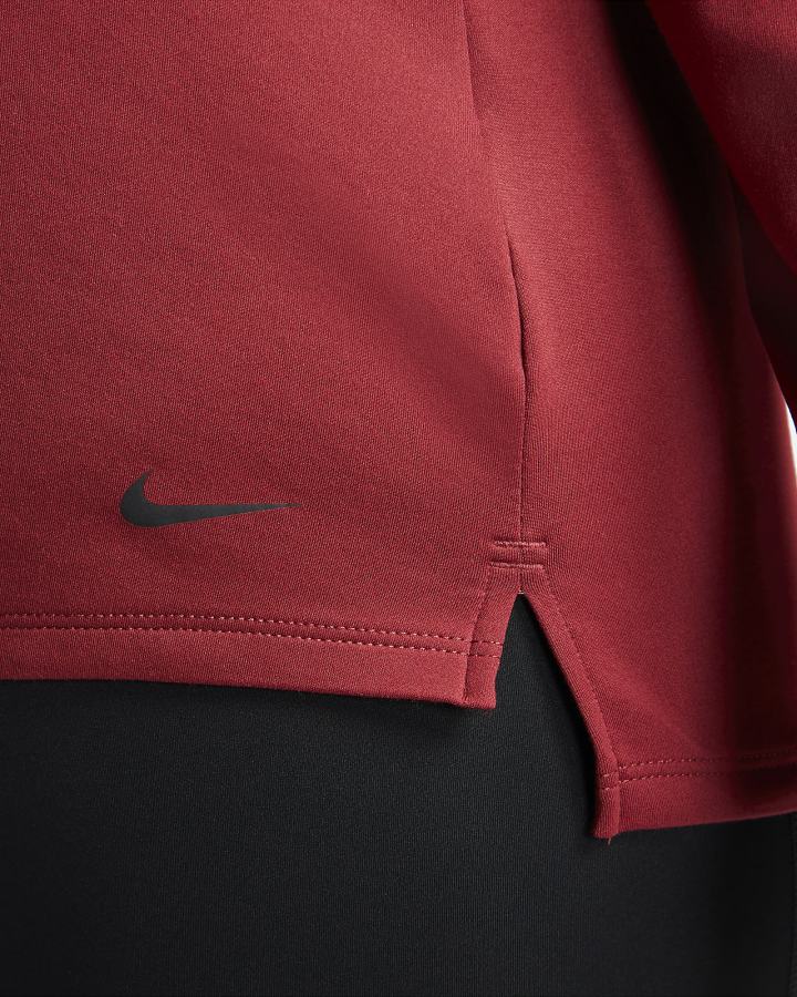 Nike Therma-FIT One Long-Sleeve Top Ženske Košulje Bordo Crne | HR-09257UOAW