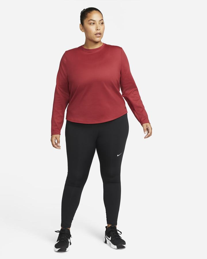 Nike Therma-FIT One Long-Sleeve Top Ženske Košulje Bordo Crne | HR-09257UOAW