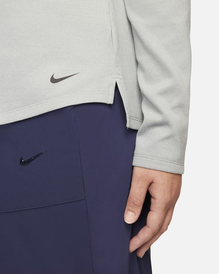 Nike Therma-FIT One Long-Sleeve Top Ženske Košulje Sive Crne | HR-14068ECFL