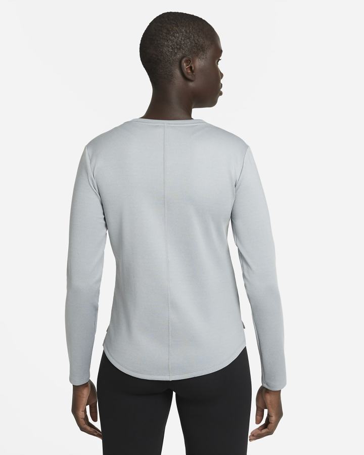 Nike Therma-FIT One Long-Sleeve Top Ženske Košulje Sive Crne | HR-41857ISZE