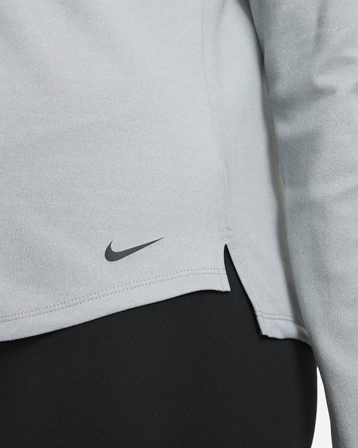 Nike Therma-FIT One Long-Sleeve Top Ženske Košulje Sive Crne | HR-41857ISZE