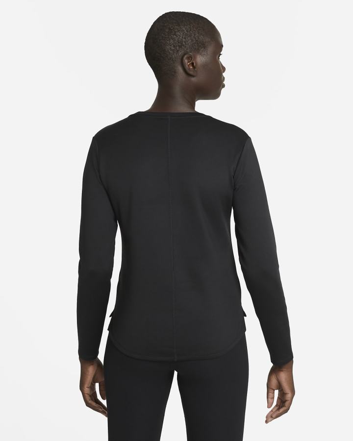 Nike Therma-FIT One Long-Sleeve Top Ženske Košulje Crne Bijele | HR-62893GDOI