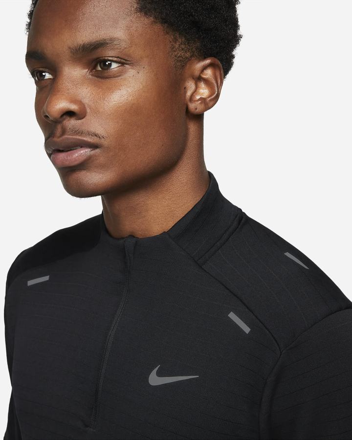 Nike Therma-FIT Repel Element 1/4-Zip Muške Topovi Za Trčanje Crne | HR-61842EBQG