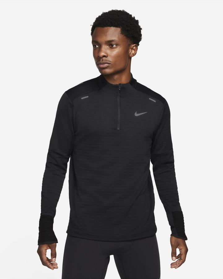 Nike Therma-FIT Repel Element 1/4-Zip Muške Topovi Za Trčanje Crne | HR-61842EBQG