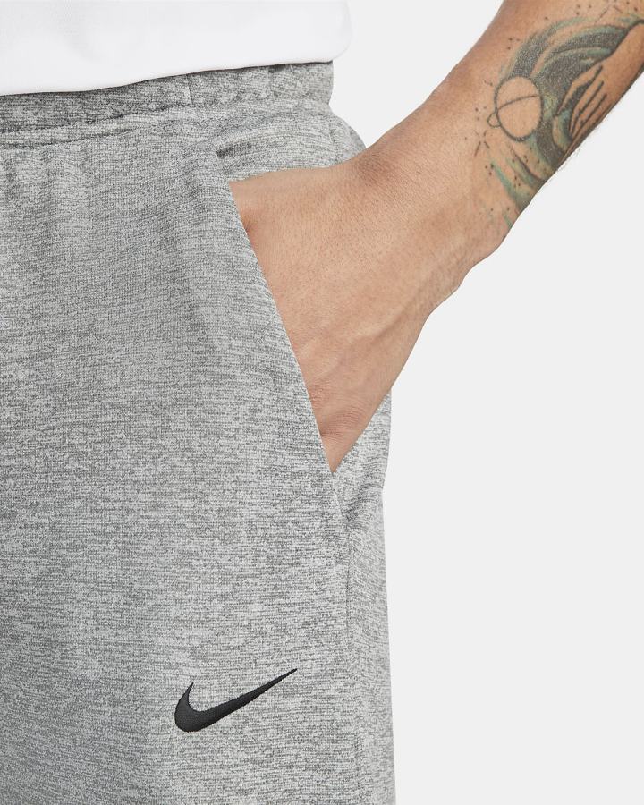 Nike Therma-FIT Tapered Training Muške Hlače Tamno Sive Crne | HR-36015SCTV