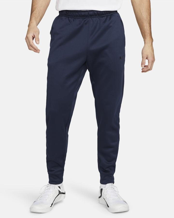 Nike Therma-FIT Tapered Training Muške Hlače Obsidijanske Crne | HR-70134ZPVW