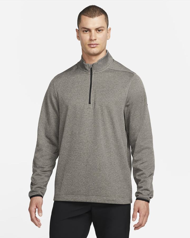 Nike Therma-FIT Victory 1/4-Zip Golf Top Muške Pulover Crne | HR-72905DTMJ