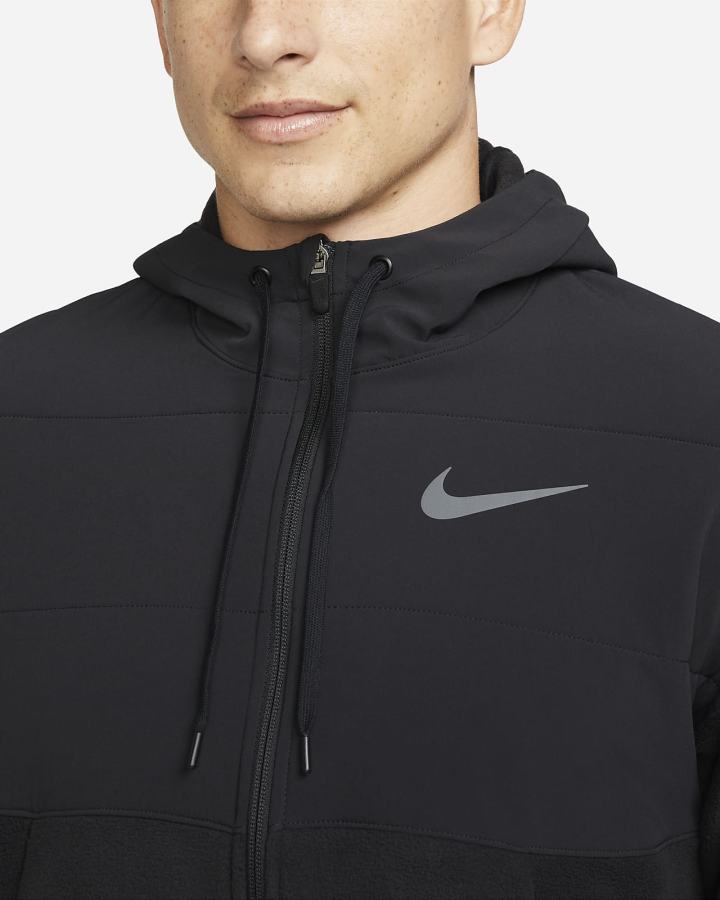 Nike Therma-FIT Winterized Full-Zip Training Muške Majica S Kapuljačom Crne Sive | HR-91560DWPA