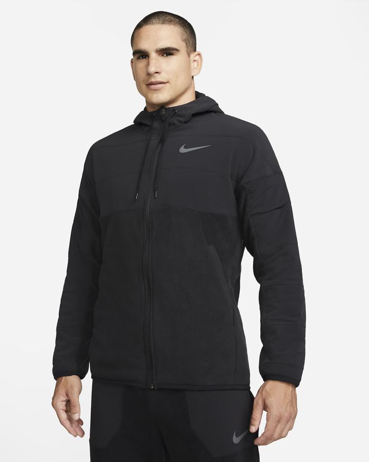 Nike Therma-FIT Winterized Full-Zip Training Muške Majica S Kapuljačom Crne Sive | HR-91560DWPA