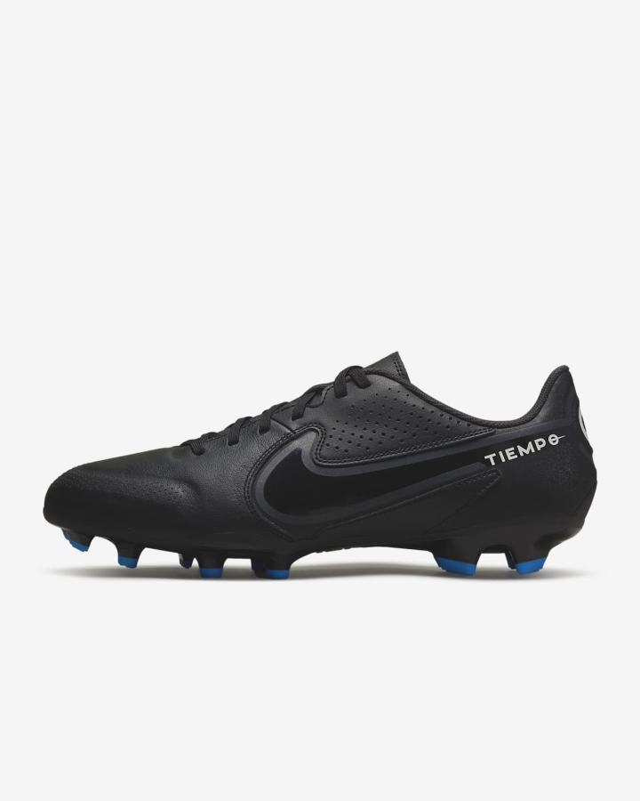 Nike Tiempo Legend 9 Academy MG Multi-Ground Muške Nogometne Kocke Crne Bijele Plave Sive | HR-24139NYOL