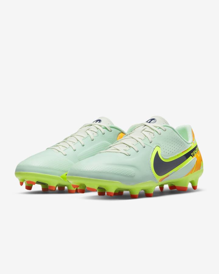 Nike Tiempo Legend 9 Academy MG Multi-Ground Ženske Nogometne Kocke Menta Narančaste Plave | HR-42309EJXO