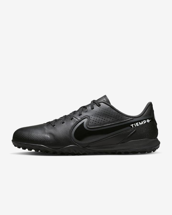 Nike Tiempo Legend 9 Academy TF Turf Muške Nogometne Tenisice Crne Bijele Svijetlo Plave Sive | HR-85236SVQZ