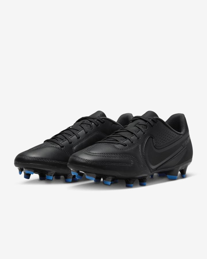 Nike Tiempo Legend 9 Club MG Multi-Ground Ženske Nogometne Kocke Crne Bijele Svijetlo Plave | HR-58196AKEG