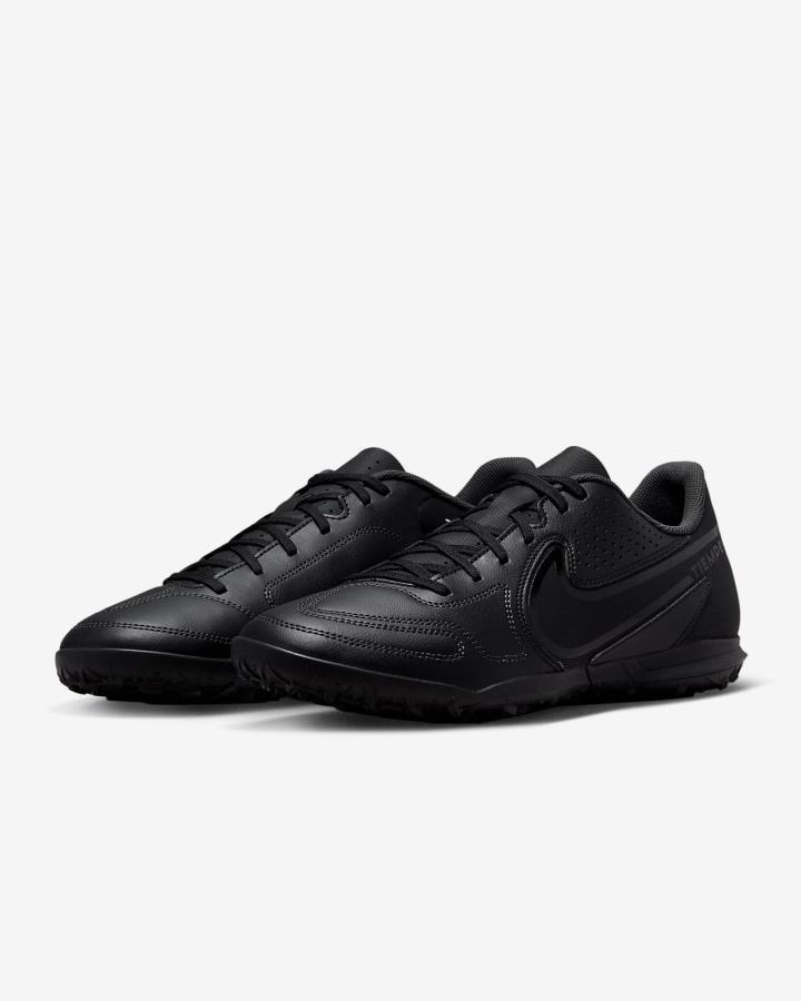 Nike Tiempo Legend 9 Club TF Turf Muške Nogometne Tenisice Crne Bijele Svijetlo Plave | HR-57698EGRM