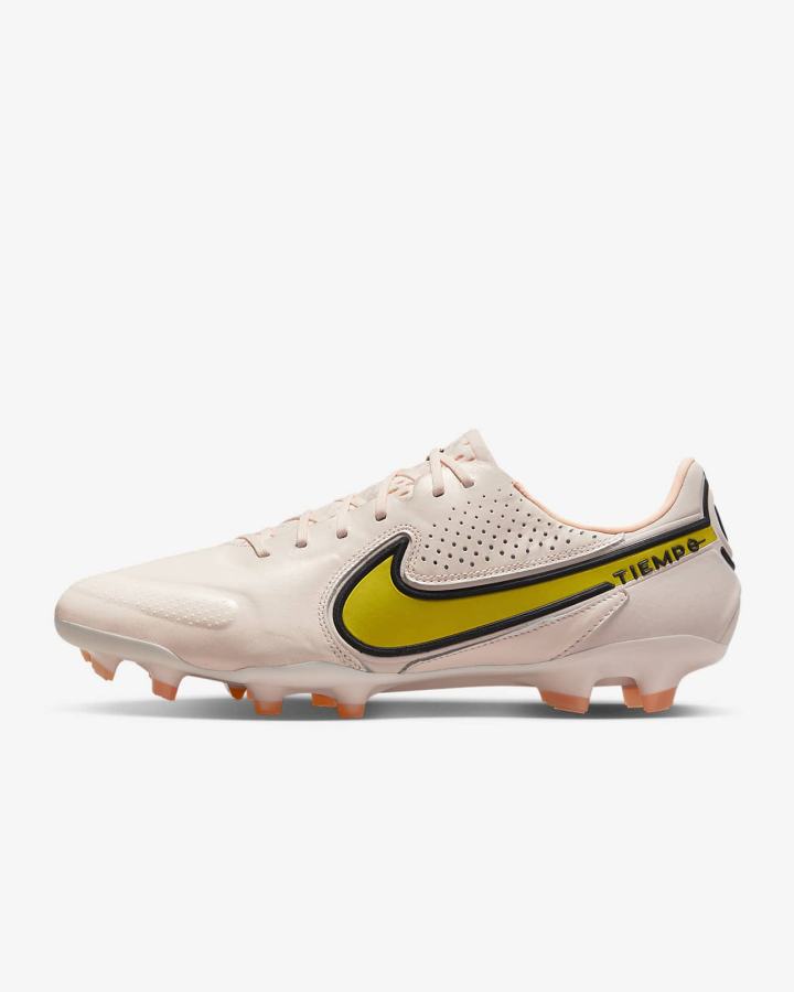 Nike Tiempo Legend 9 Elite FG Firm-Ground Muške Nogometne Kocke Žute | HR-86329WLOP