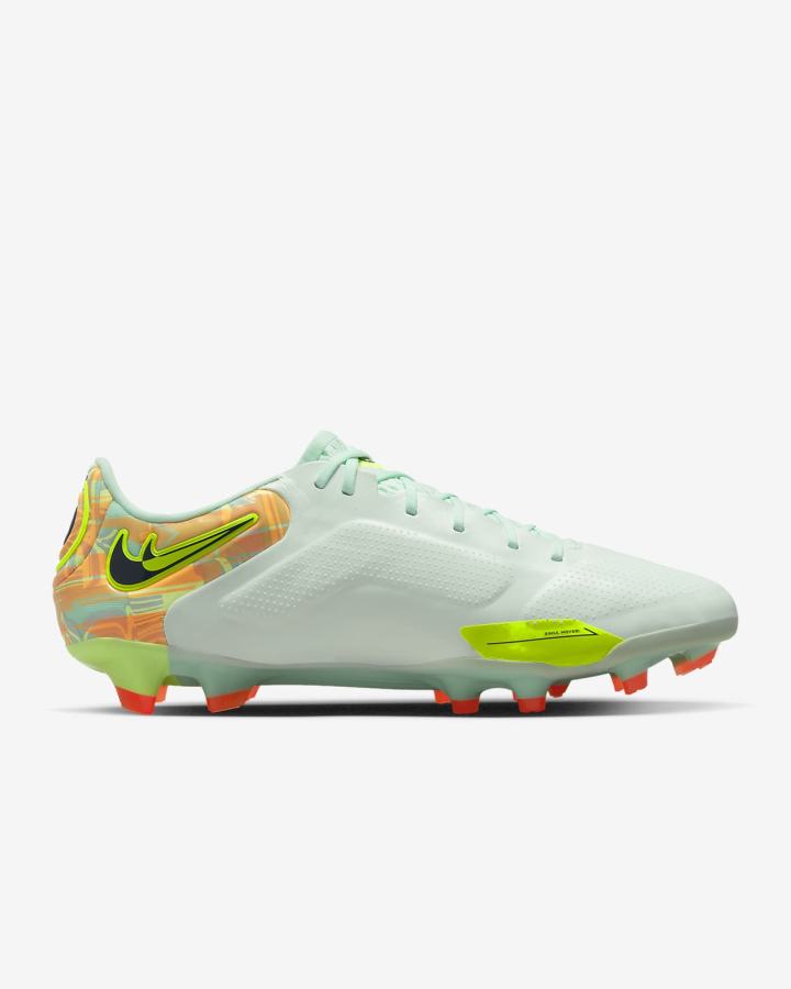 Nike Tiempo Legend 9 Elite FG Firm-Ground Muške Nogometne Kocke Zelene Narančaste Plave | HR-95427YOZX