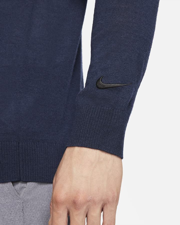 Nike Tiger Woods Knit Golf Muške Džemperi Obsidijanske Crne | HR-61375ZKVE