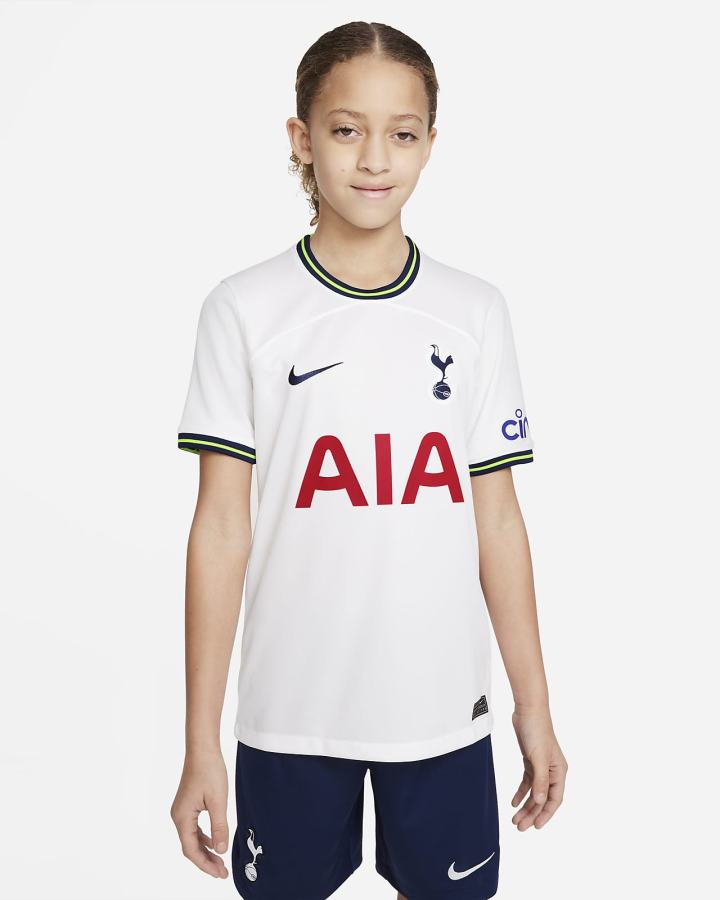 Nike Tottenham Hotspur 2022/23 Stadium Home Kids Dri-FIT Soccer Za Djevojčice Dres Bijele Plave | HR-38950BTDU