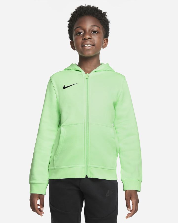 Nike Tottenham Hotspur Club Fleece Kids Full-Zip Za Dječake Majica S Kapuljačom Zelene Crne | HR-89540TNJL