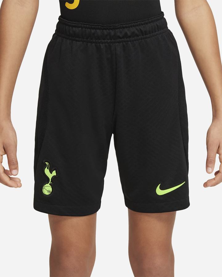 Nike Tottenham Hotspur Strike Kids Dri-FIT Soccer Za Djevojčice Kratke Hlače Crne | HR-02176WGCT