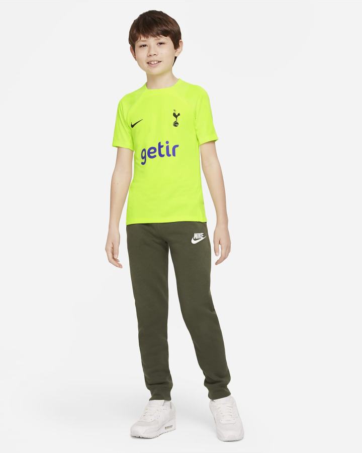 Nike Tottenham Hotspur Strike Kids Dri-FIT Short-Sleeve Soccer Top Za Dječake Majice Crne | HR-18409GPVH