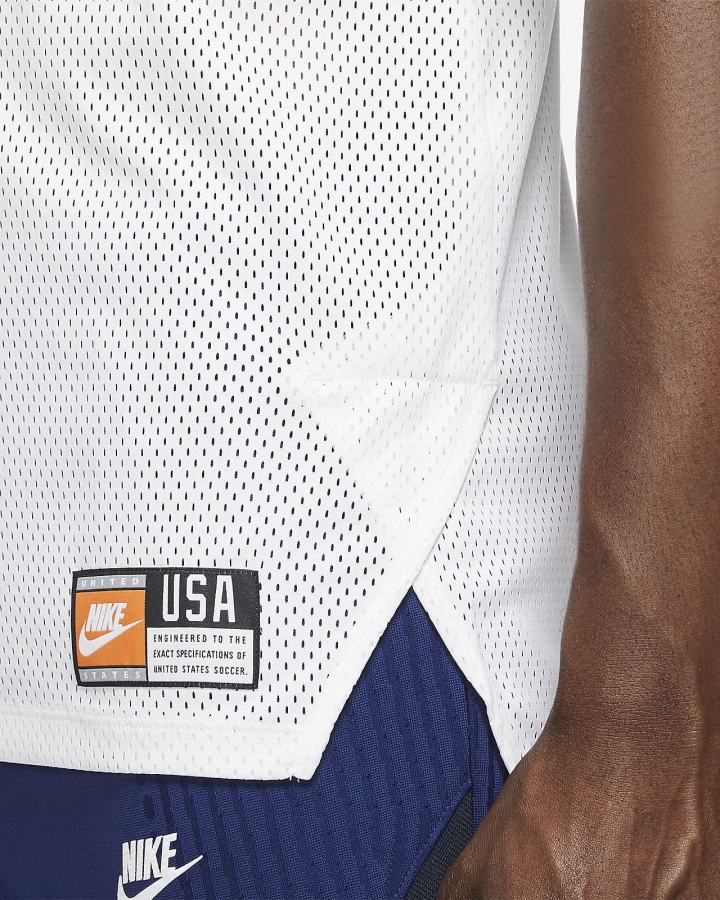 Nike U.S. Basketball Top Muške Majica Bez Rukava Bijele Crne | HR-21350NGWD