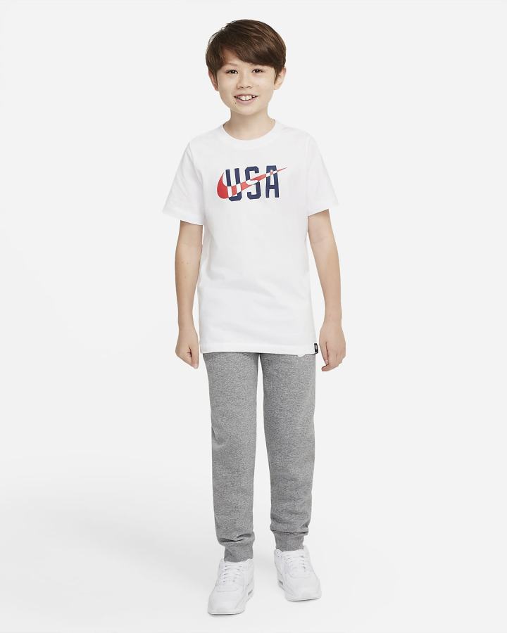 Nike U.S. Kids Za Dječake Majice Bijele | HR-21805PJDE