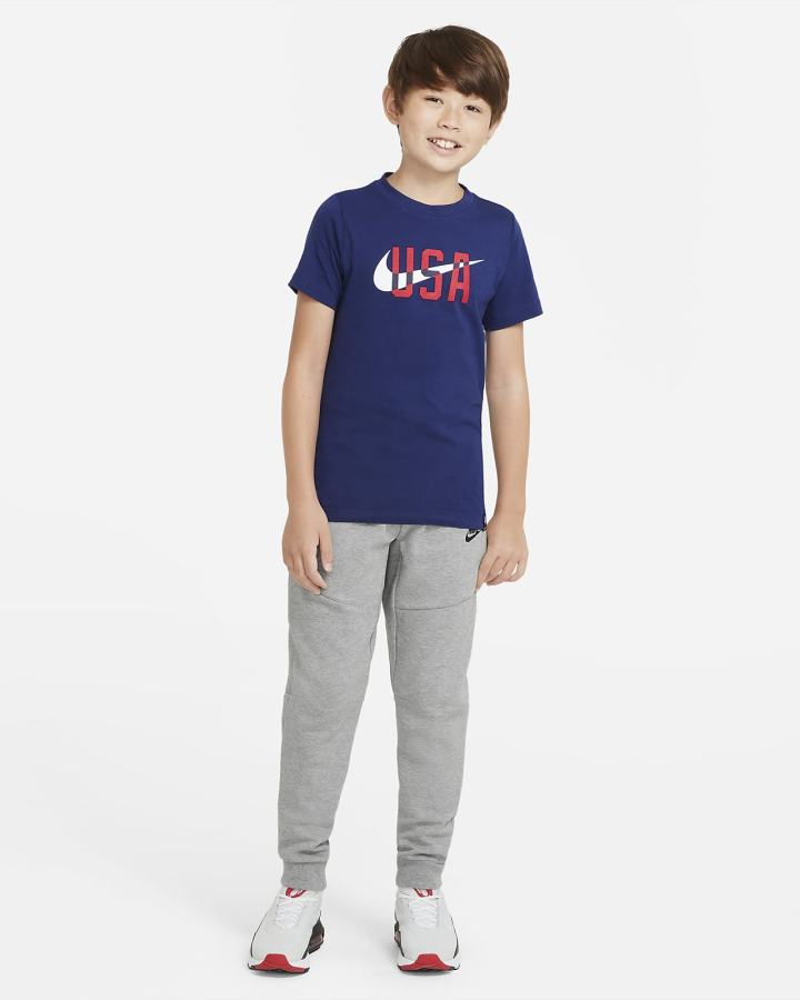 Nike U.S. Kids Za Dječake Majice Plave | HR-40257SAPN