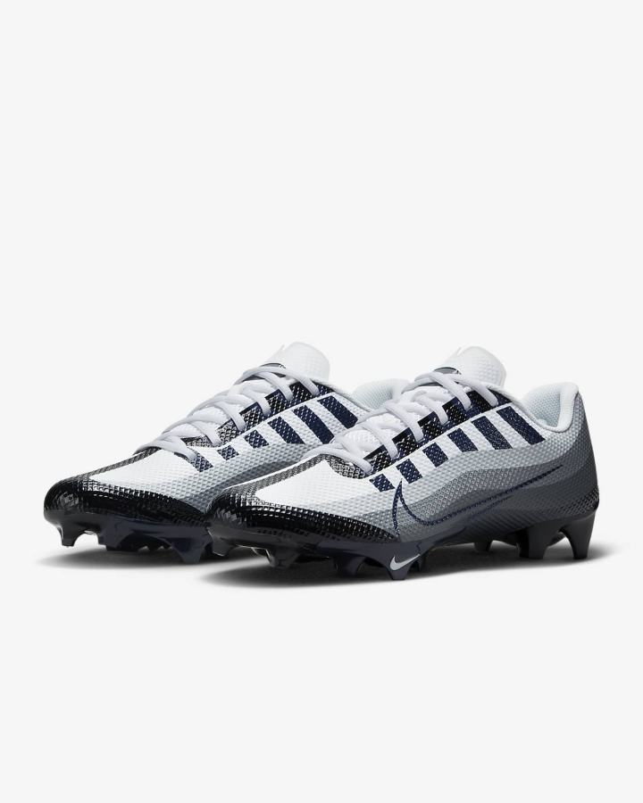 Nike Vapor Edge Speed 360 (Team) Muške Kopačke Crne Bijele Sive Tamnoplave | HR-46328PJKU