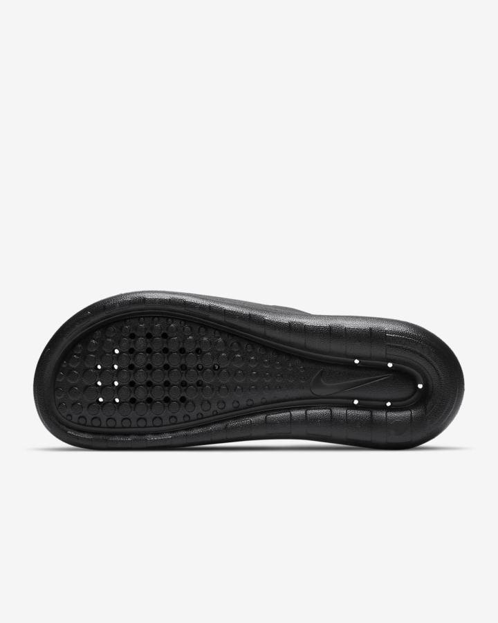 Nike Victori One Shower Muške Slajdovi Crne Bijele | HR-45679VHQG