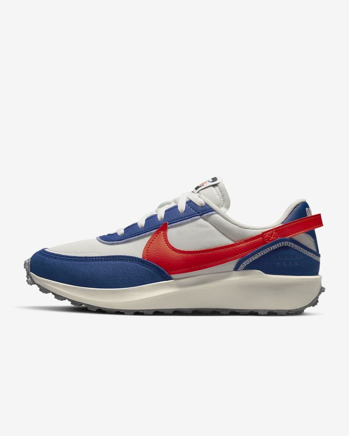 Nike Waffle Debut Swoosh Muške Tenisiće Kraljevska Plava Sive Crvene | HR-51492FOHT