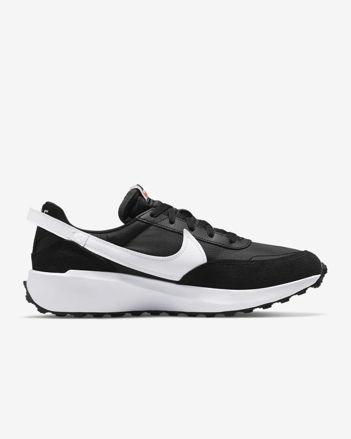 Nike Waffle Debut Swoosh Muške Tenisiće Crne Narančaste Bijele | HR-58603PQZN