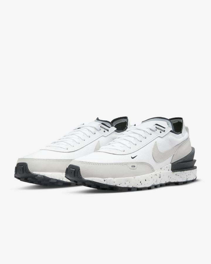 Nike Waffle One Crater Muške Tenisiće Bijele Crne Svijetlo Bež | HR-72816KDCN