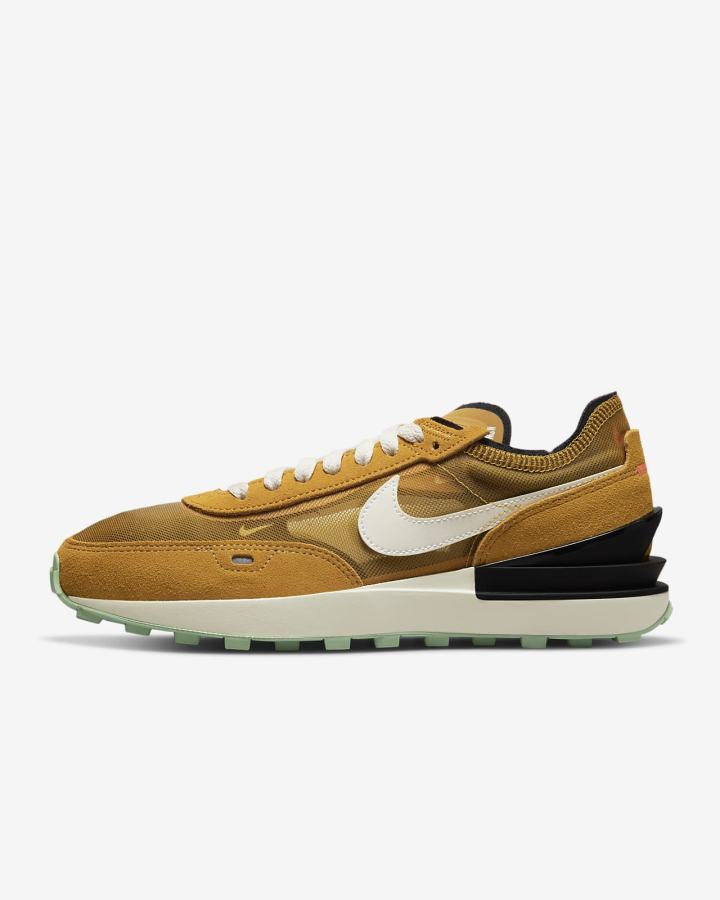 Nike Waffle One Ženske Tenisiće Zlatne Crne Zelene | HR-10375IYGZ