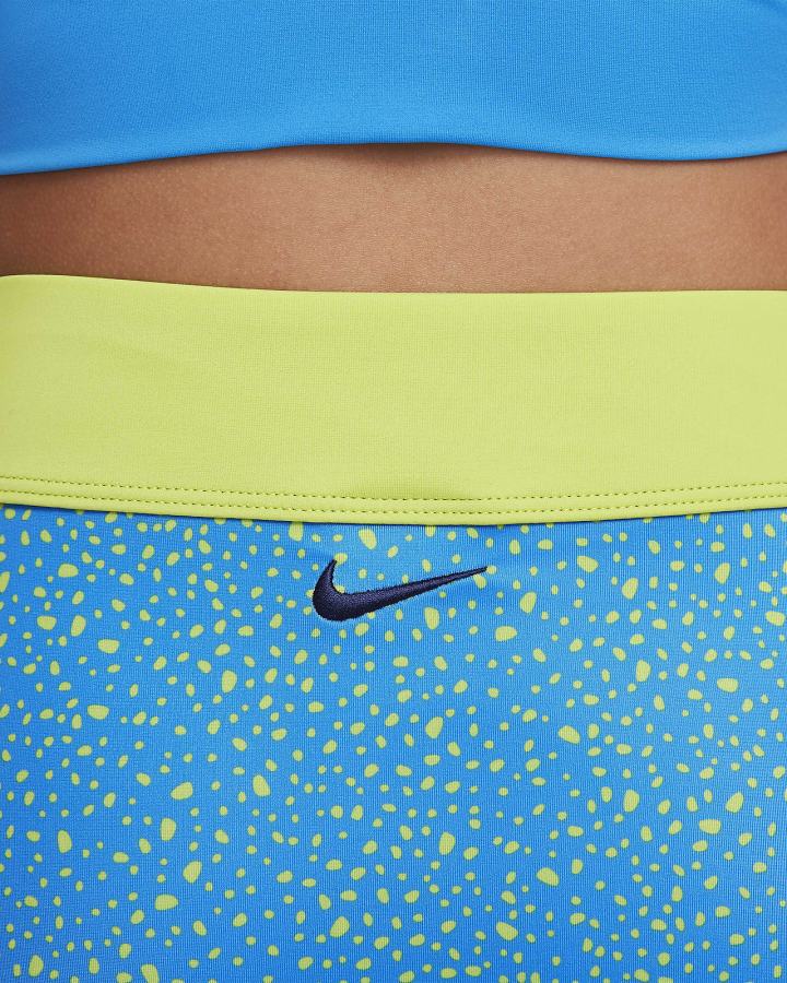 Nike Water Dots Kids Asymmetrical Top & High Waist Bikini Set Za Djevojčice Kupaći Kostim Plave | HR-53479QIHS