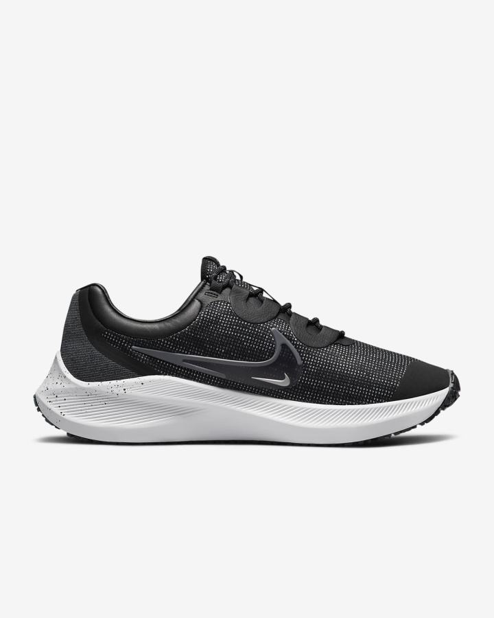 Nike Winflo 8 Shield Weatherized Road Muške Tenisiće Crne Metalne Srebrne Plave Sive | HR-68352AORY