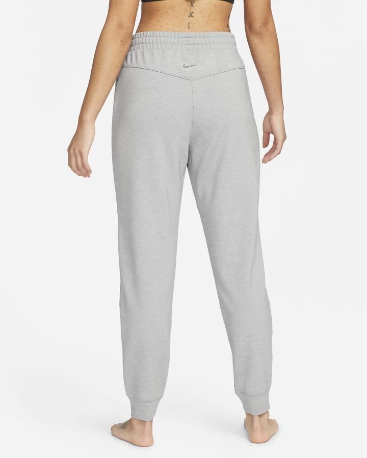 Nike Yoga Dri-FIT 7/8 Fleece Ženske Jogger Hlače Sive | HR-31094HEWK