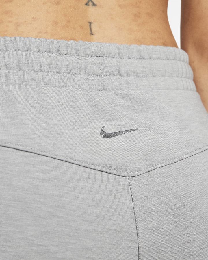 Nike Yoga Dri-FIT 7/8 Fleece Ženske Jogger Hlače Sive | HR-31094HEWK